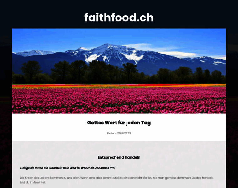 Faithfood.ch thumbnail