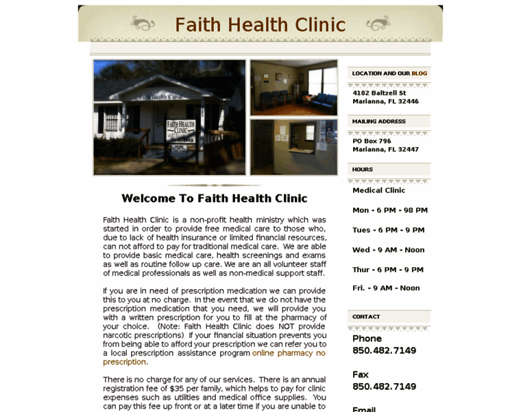 Faithhealthclinic.com thumbnail