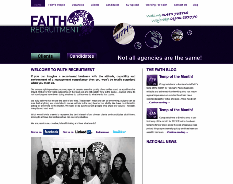 Faithrecruit.co.uk thumbnail