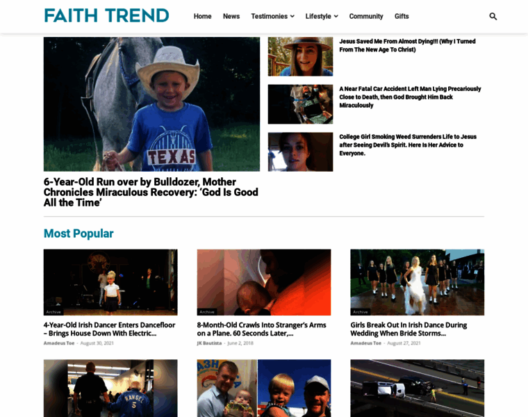 Faithtrend.com thumbnail