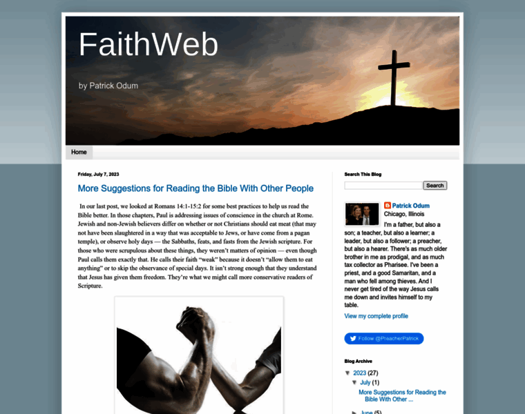 Faithwebblog.com thumbnail