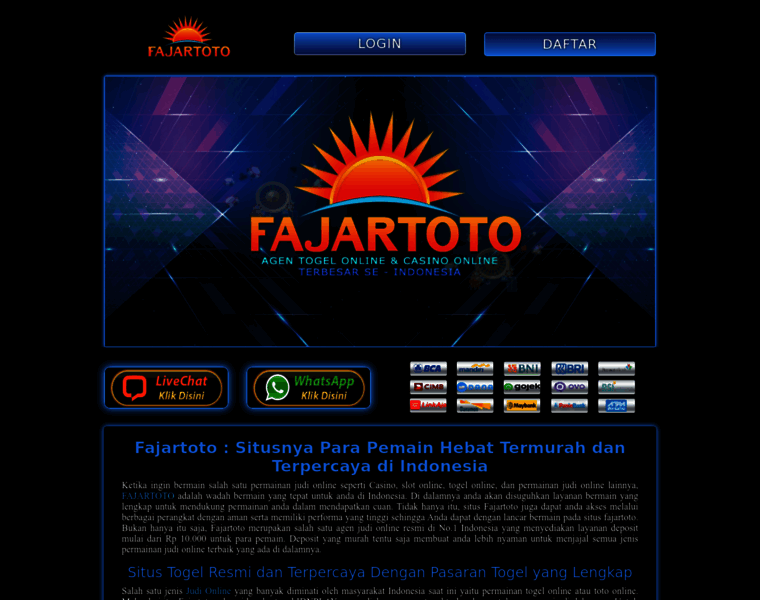 Fajartoto.com thumbnail