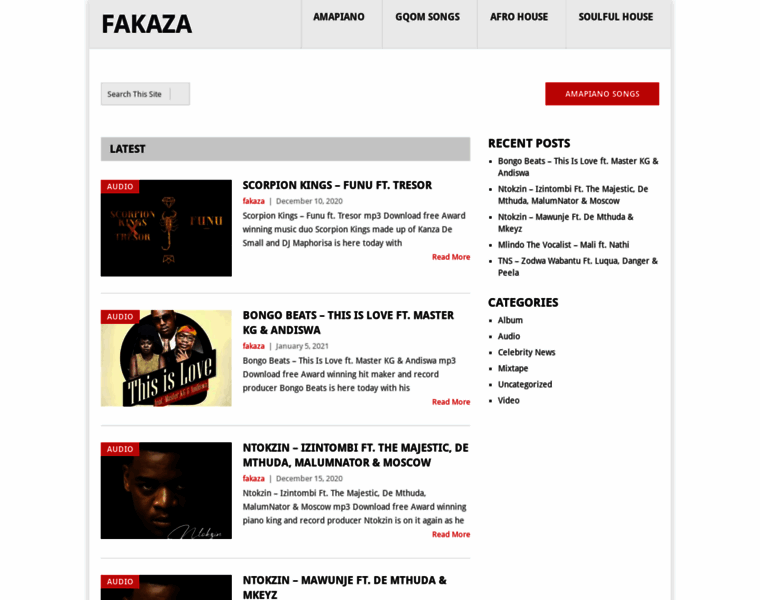 Fakazasongs.com thumbnail