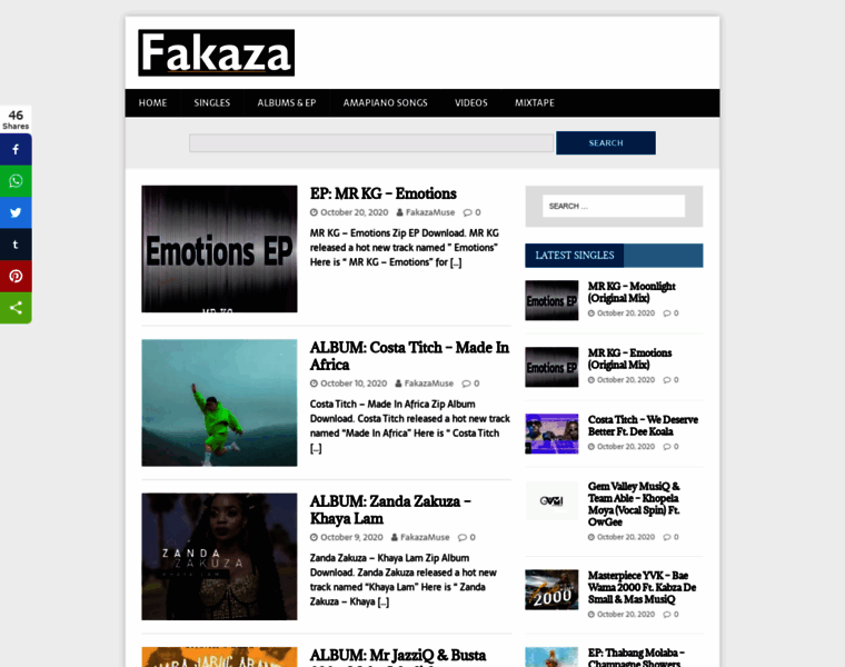Fakazatunes.com thumbnail