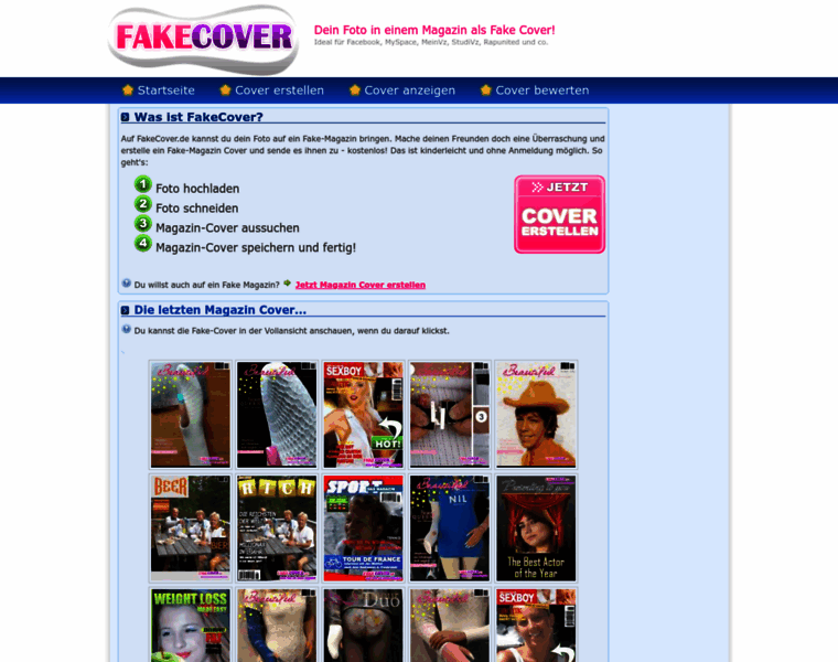 Fakecover.de thumbnail