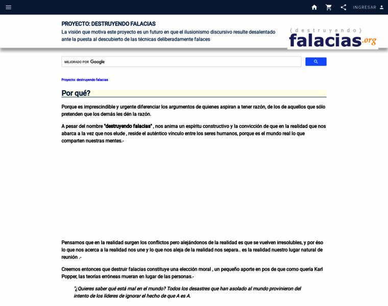 Falacias.org thumbnail