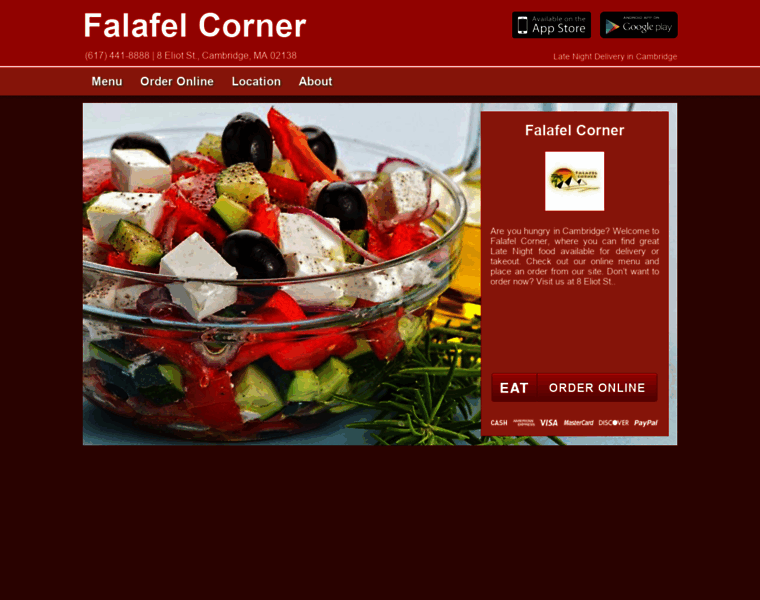 Falafelcorner.com thumbnail