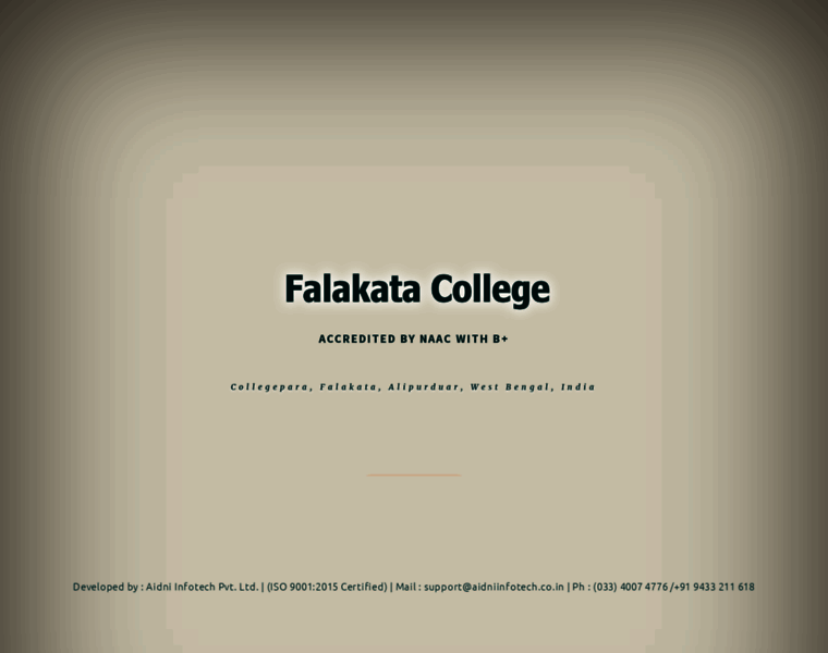 Falakatacollegecloud.org.in thumbnail