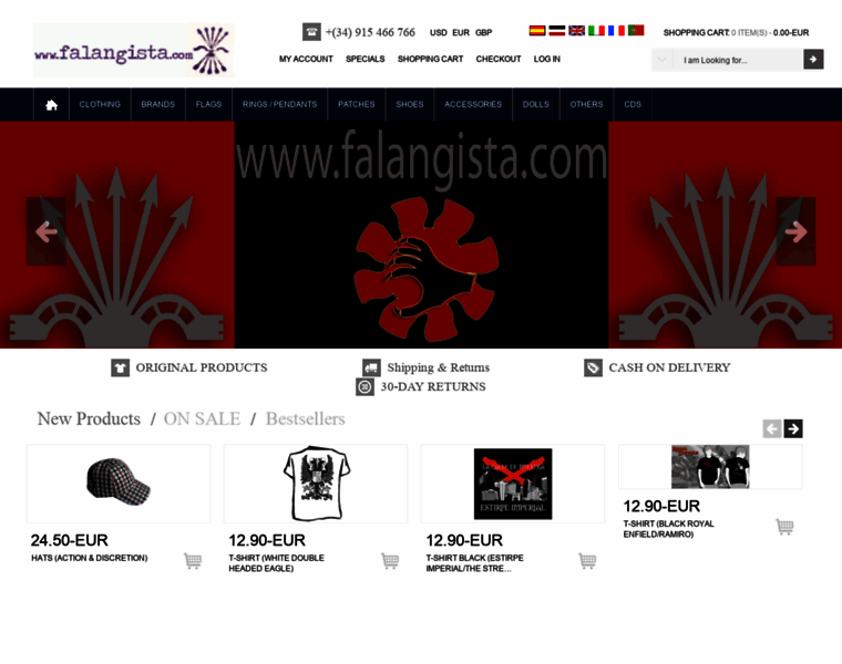 Falangista.com thumbnail