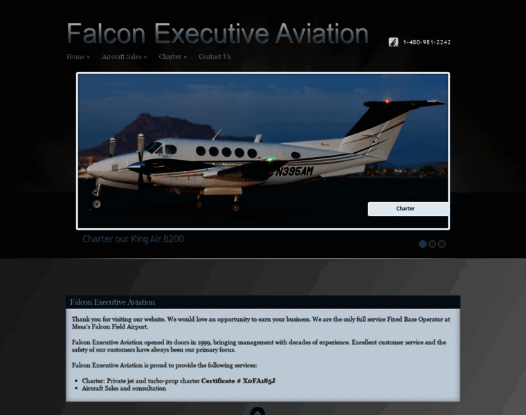 Falconaviation.com thumbnail