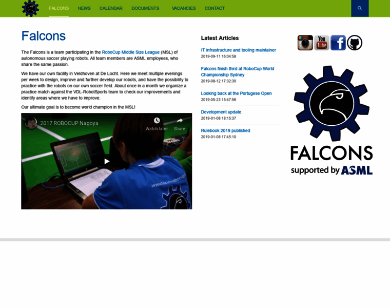 Falcons-robocup.nl thumbnail