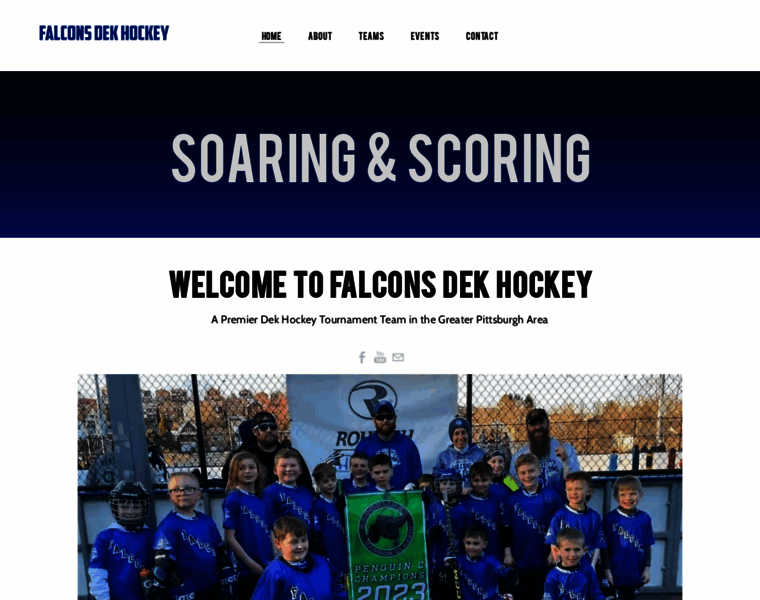 Falconsdekhockey.com thumbnail