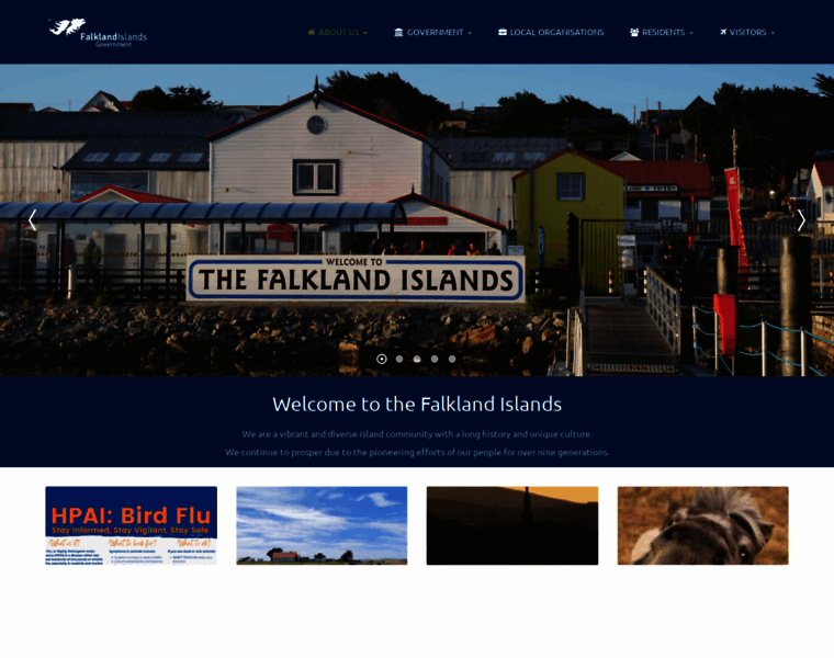 Falklands.gov.fk thumbnail