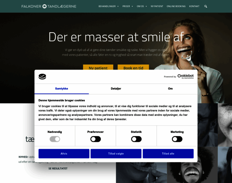 Falkonertandlaegerne.dk thumbnail