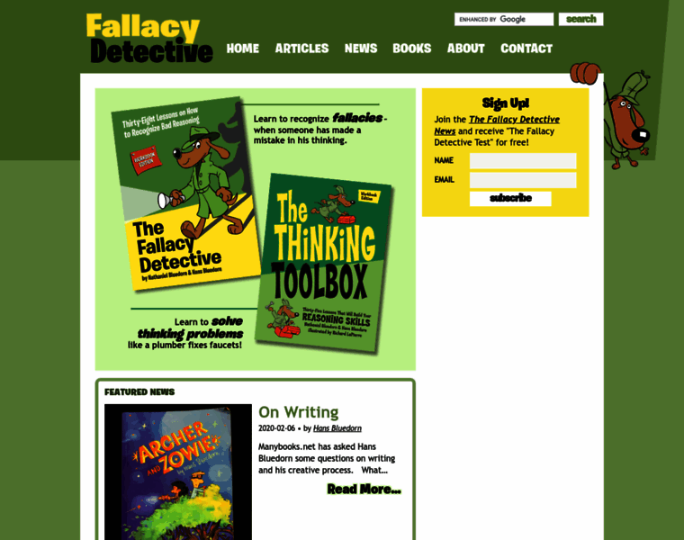 Fallacydetective.com thumbnail