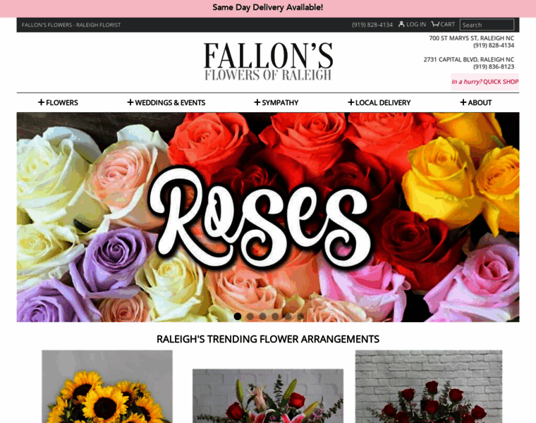 Fallonswholesaleflowers.com thumbnail