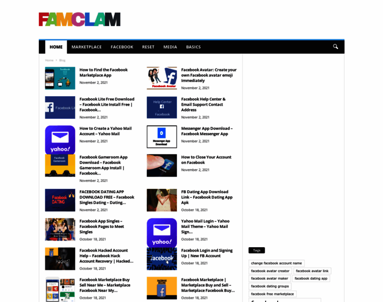 Famclam.org thumbnail