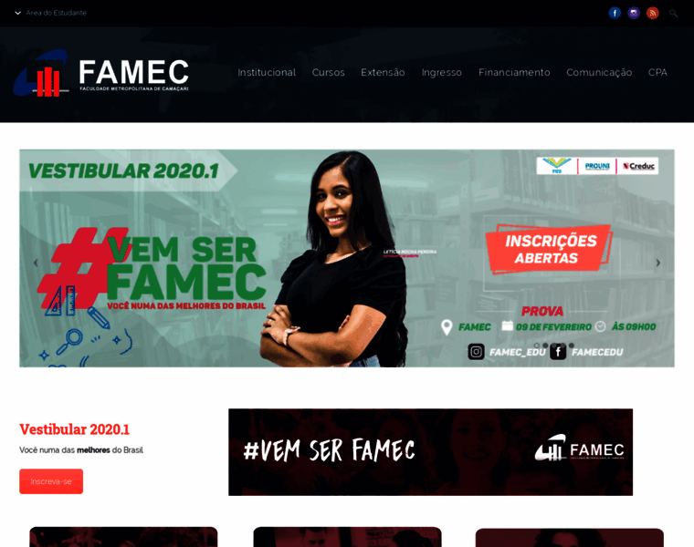 Famec.edu.br thumbnail