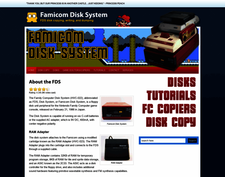 Famicomdisksystem.com thumbnail