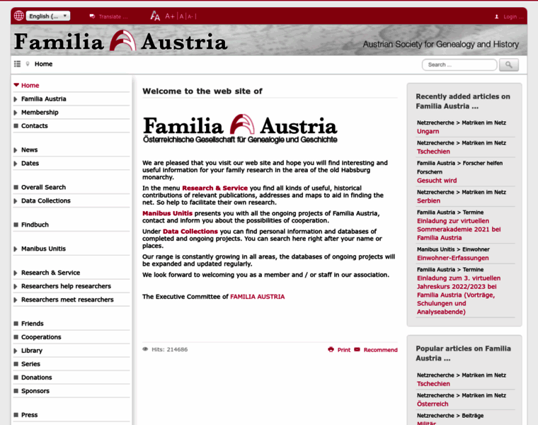 Familia-austria.at thumbnail
