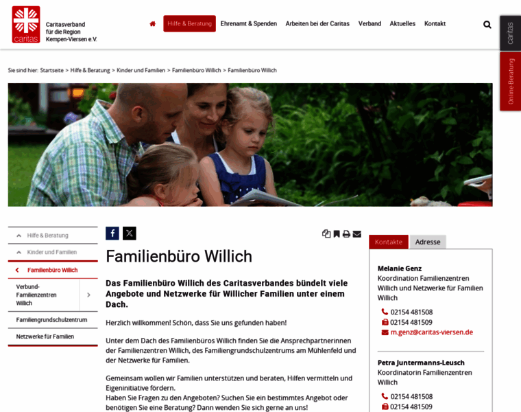 Familienzentren-willich.de thumbnail