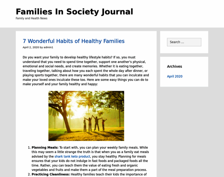 Familiesinsocietyjournal.org thumbnail