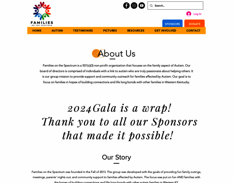 Familiesonthespectrumky.org thumbnail