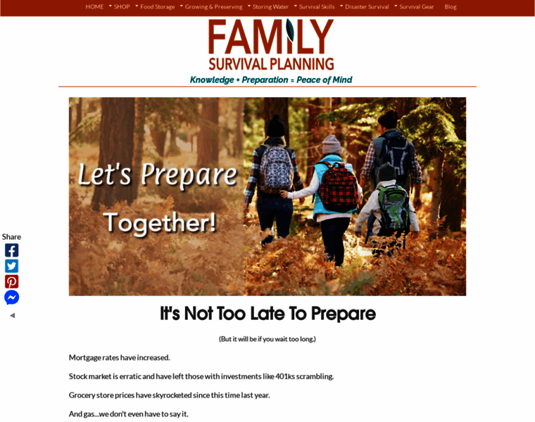 Family-survival-planning.com thumbnail