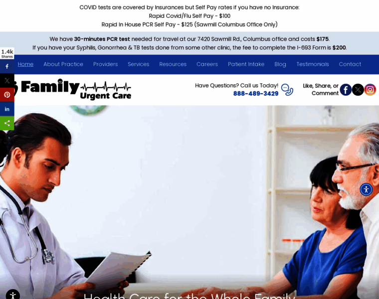 Family-urgentcare.com thumbnail