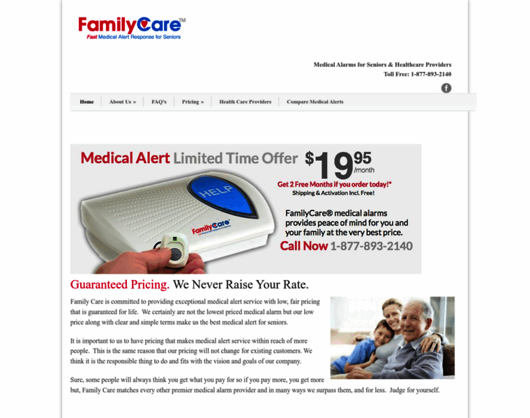 Familycaremedicalalarms.com thumbnail