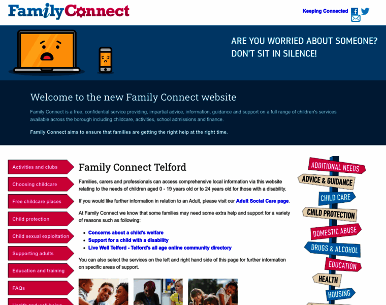 Familyconnecttelford.co.uk thumbnail