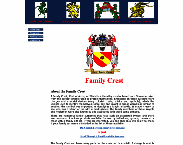 Familycrest.us thumbnail