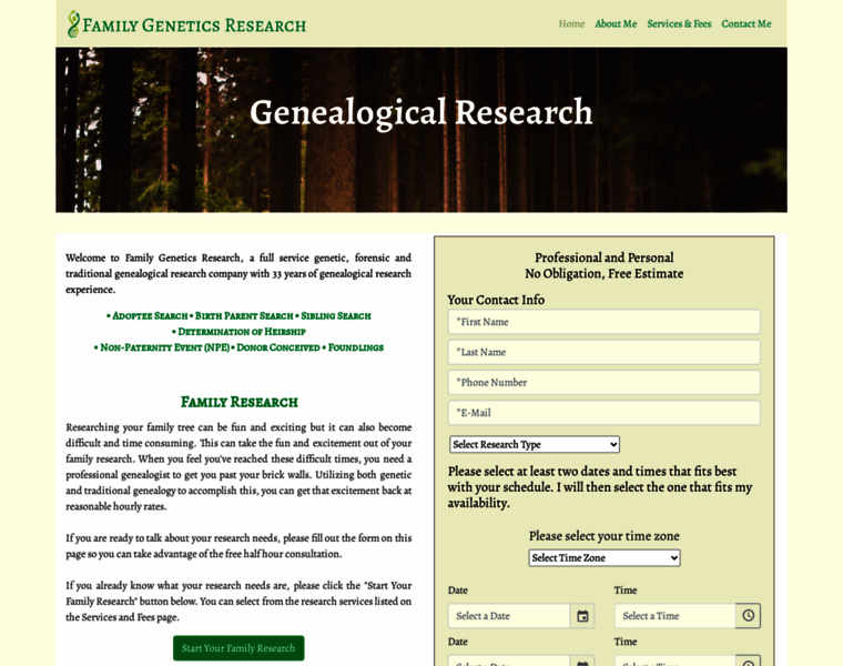 Familygeneticsresearch.com thumbnail