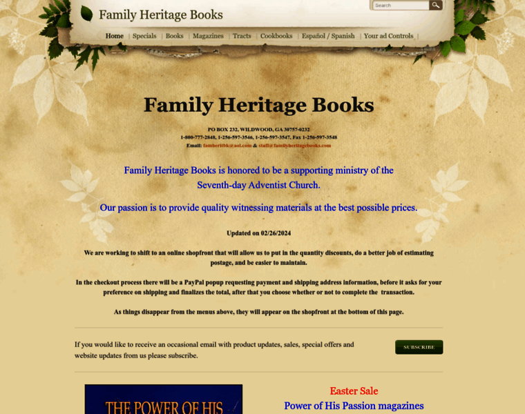 Familyheritagebooks.com thumbnail