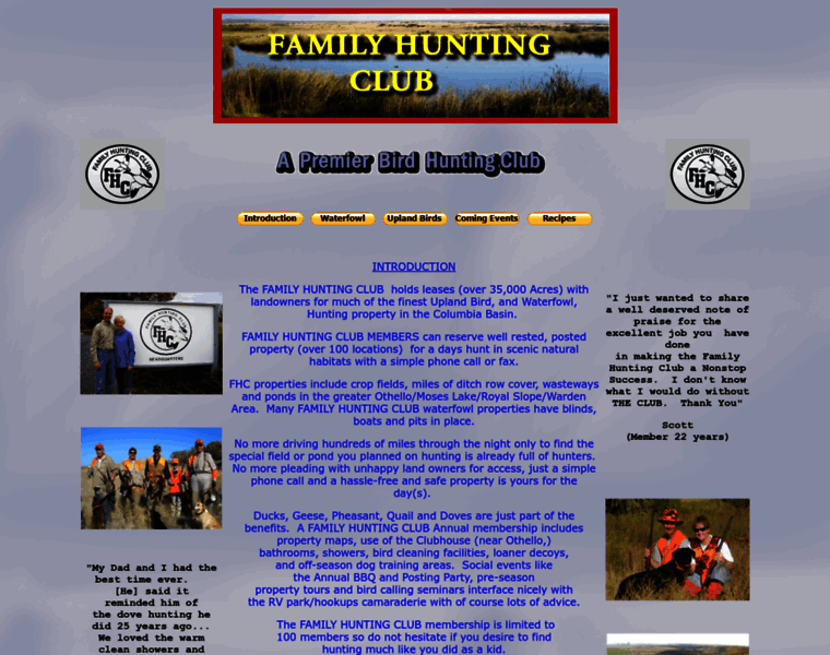 Familyhuntingclub.com thumbnail