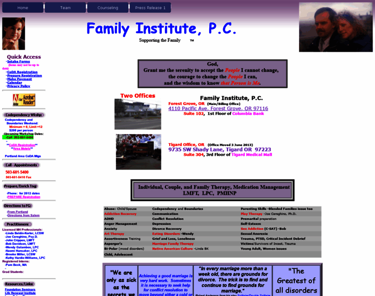 Familyinstitute.net thumbnail