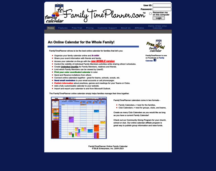 Familytimeplanner.com thumbnail