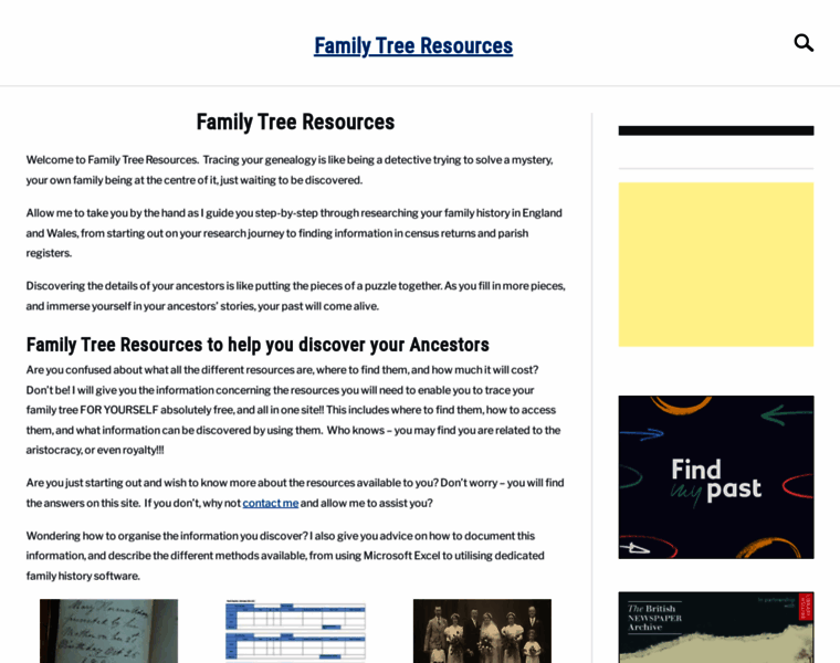 Familytreeresources.co.uk thumbnail