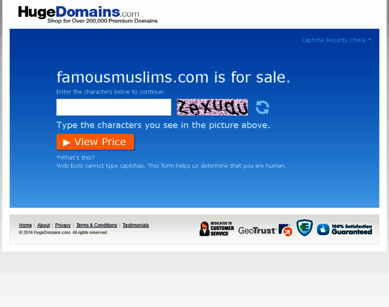 Famousmuslims.com thumbnail