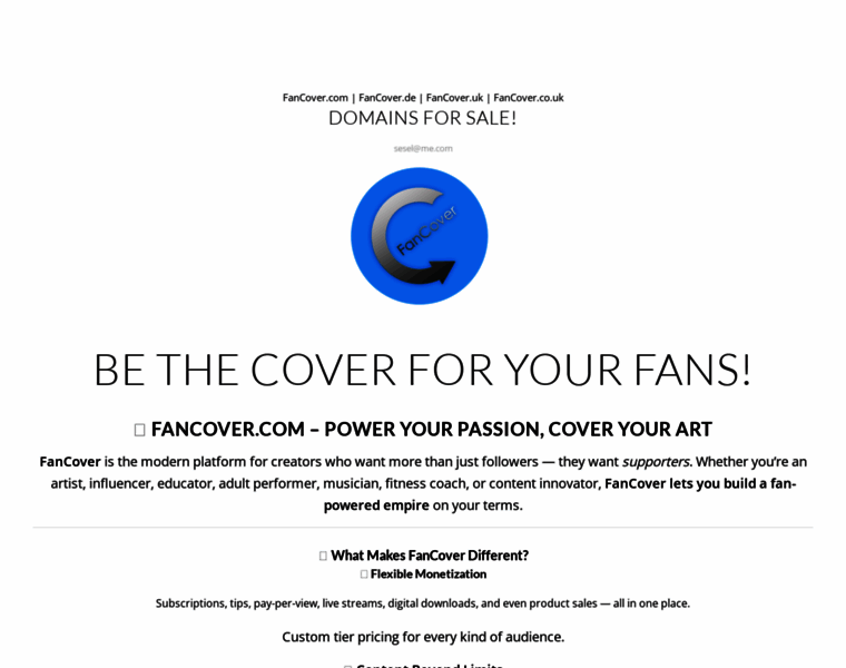 Fancover.com thumbnail