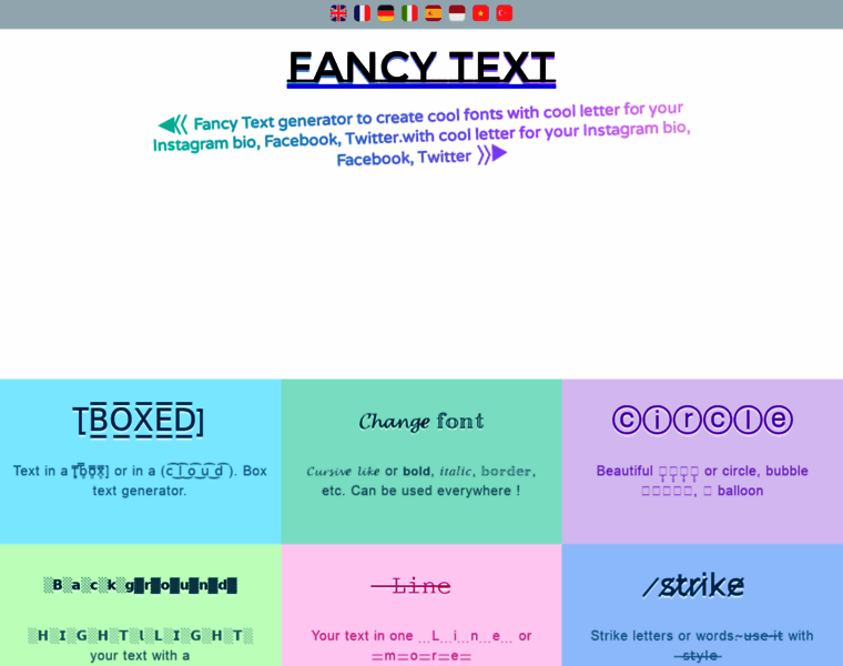 Fancy-text.net thumbnail