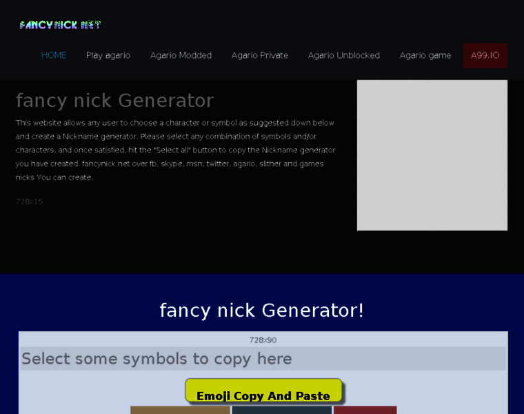 Fancynick.net thumbnail