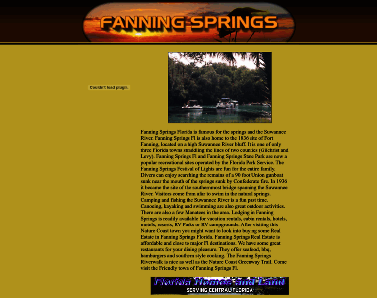 Fanningspringsflorida.com thumbnail