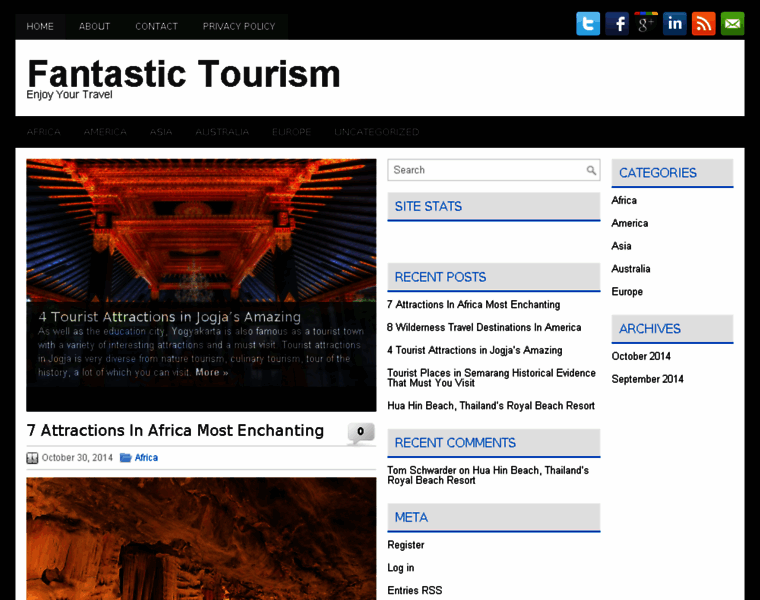 Fantastictourism.com thumbnail