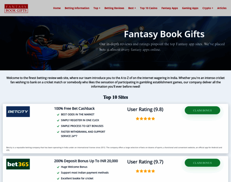 Fantasy-books-gifts.com thumbnail