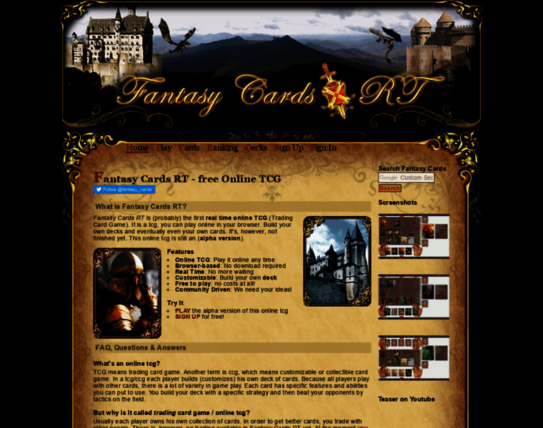 Fantasy-cards.net thumbnail