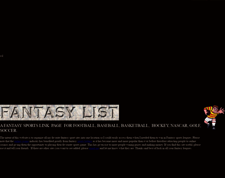 Fantasylist.net thumbnail