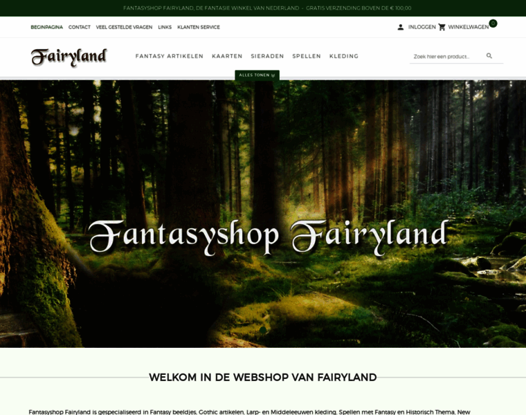 Fantasyshop-fairyland.nl thumbnail