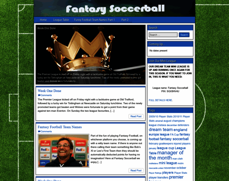 Fantasysoccerball.co.uk thumbnail