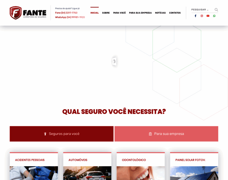 Fanteseguros.com.br thumbnail
